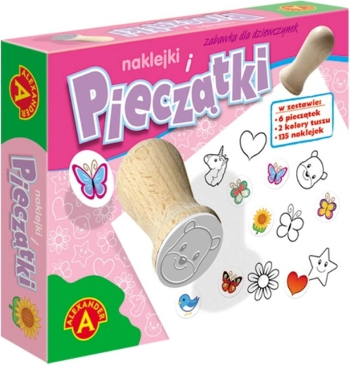 Tampons et autocollants pour filles