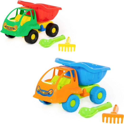 Ensemble de sable pour enfants avec camion-benne Mrówka – 3 pièces