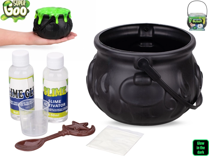 Chaudron magique avec kit de fabrication de slime Super Goo 14,5 cm