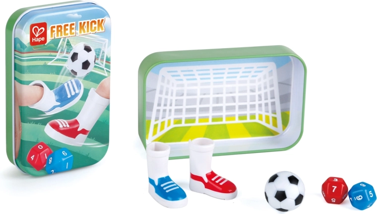 Football de doigt Free Kick en boîte métallique