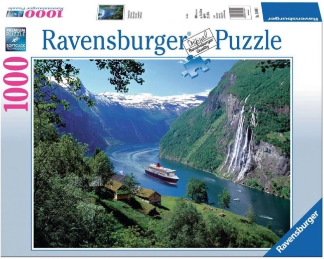 Puzzle Ravensburger Fjord norvégien 1000 pièces