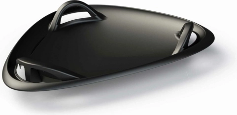 Assiette de luge anthracite 70 cm