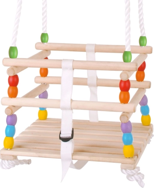 Balançoire en bois à perles pour enfants Bigjigs Toys