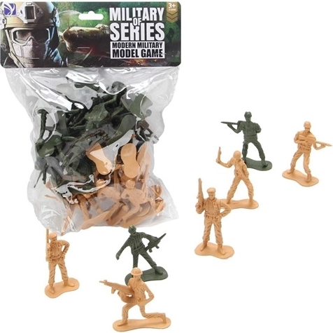 Set militaire de petits soldats Trifox en sachet