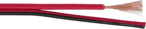 Câble d’enceinte en cuivre sans oxygène 2 × 0,75 mm² - 1 pièce