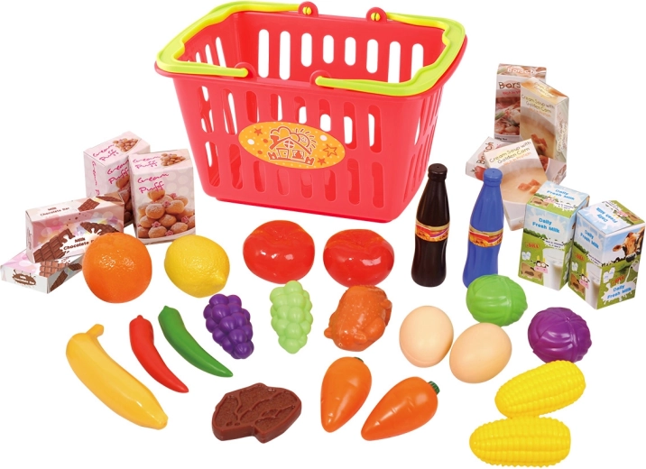 Playgo mon panier de courses – set de 32 pièces