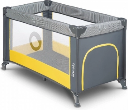 Lit parapluie Lionelo Stefi – Jaune