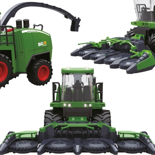 Ensileuse agricole télécommandée Woopie 1:24 avec lumières, sons et effet de fumée