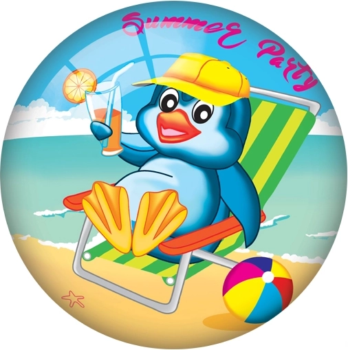 Balle pour enfants avec un joyeux pingouin 23 cm