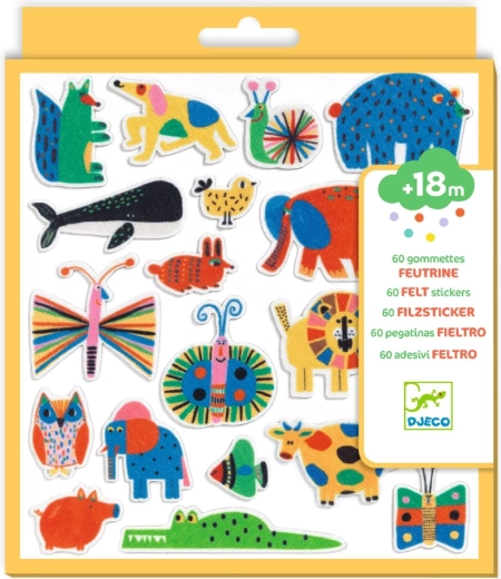 Djeco autocollants Animaux tout autour