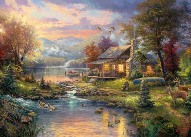 Puzzle Paradis naturel 1000 pièces de Schmidt