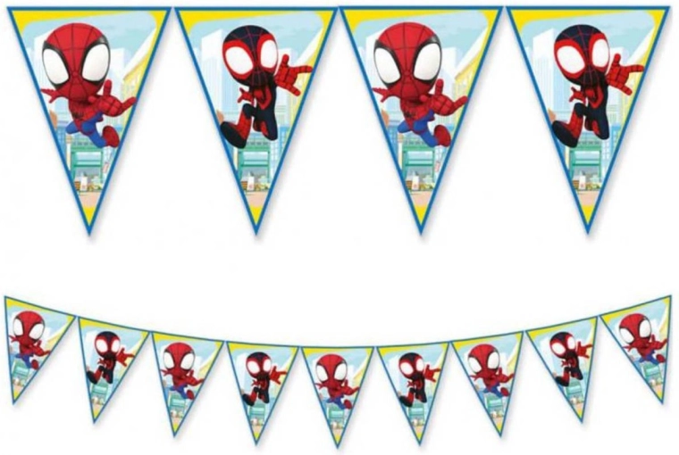 Guirlande à fanions Spidey 2,3 m