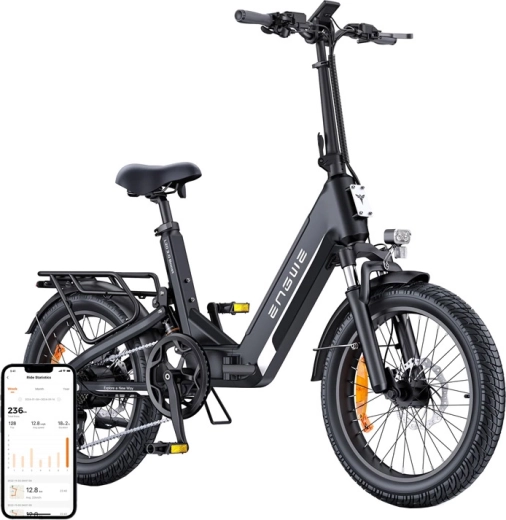 Vélo électrique Engwe L20 3.0 Boost 250 W 20" noir