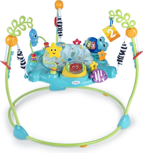 Sauteur et centre d’activités 2-en-1 Curiosity Cove de BABY EINSTEIN, 6–12 mois