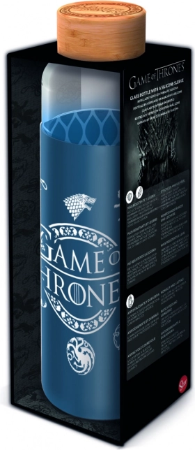 Bouteille en verre avec manchon en silicone 585 ml – GAME OF THRONES