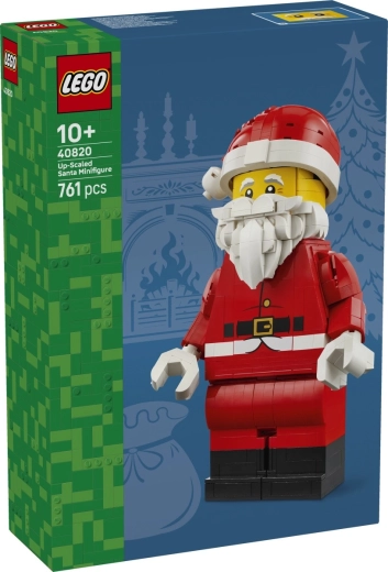 LEGO Iconic minifigurine Santa Claus agrandie