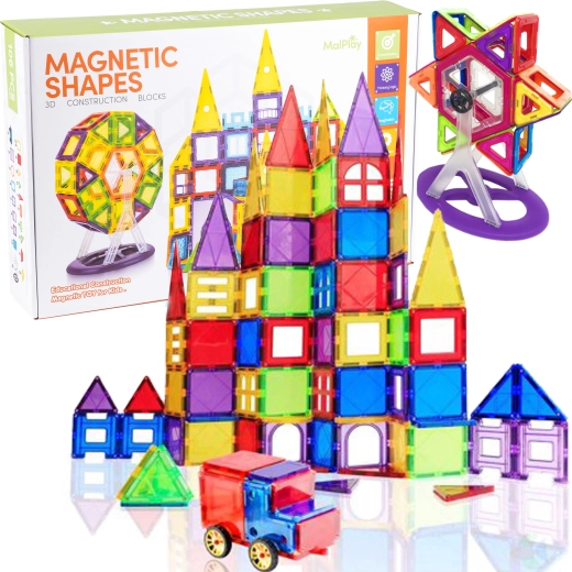 Jeu de construction magnétique 3D – 106 pièces