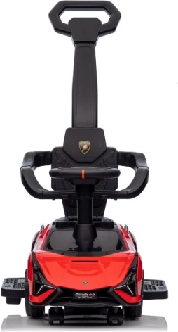 Lamborghini QLS-996T Porteur avec barre de poussée Rouge