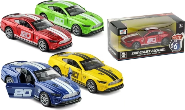 Voiture de sport en métal avec portes ouvrantes