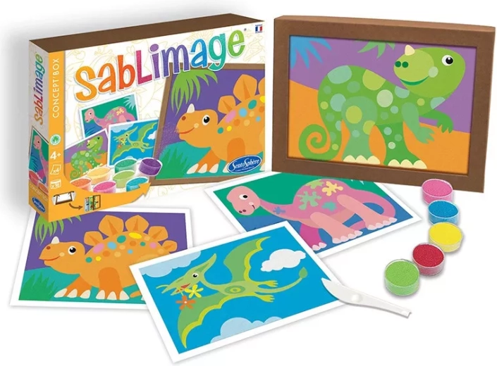 Sentosphere Sablimage tableaux de sable dinosaures