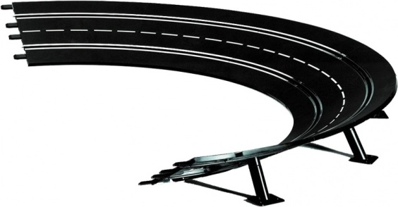 Virage relevé 2/30 pour circuits Carrera Evolution, Digital 132 et Digital 124