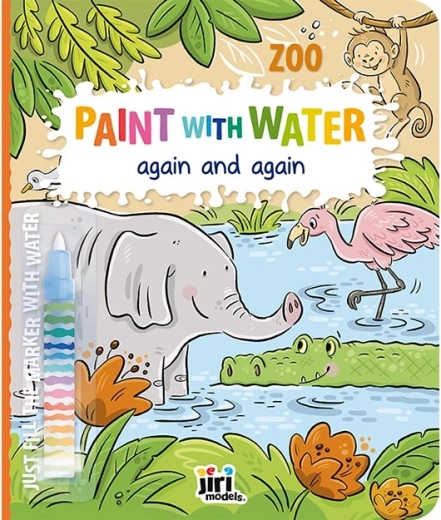 Coloriage à l’eau réutilisable – Zoo