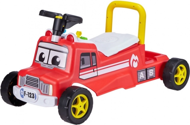 Porteur interactif TINY TOWN – camion de pompiers rouge