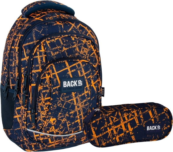 Set scolaire BackUP Edge 2v1 – sac à dos et trousse équipée