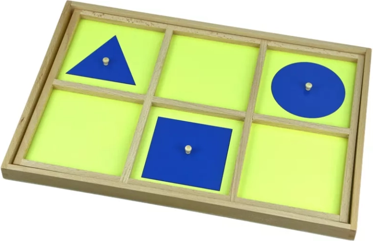 Plateau géométrique avec formes
