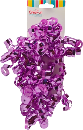 Noeud cadeau métallique rose clair, 2 pcs (6 mm)