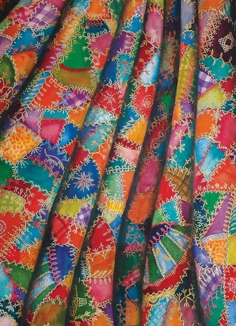 Puzzle COBBLE HILL Crazy Quilt – 1000 pièces