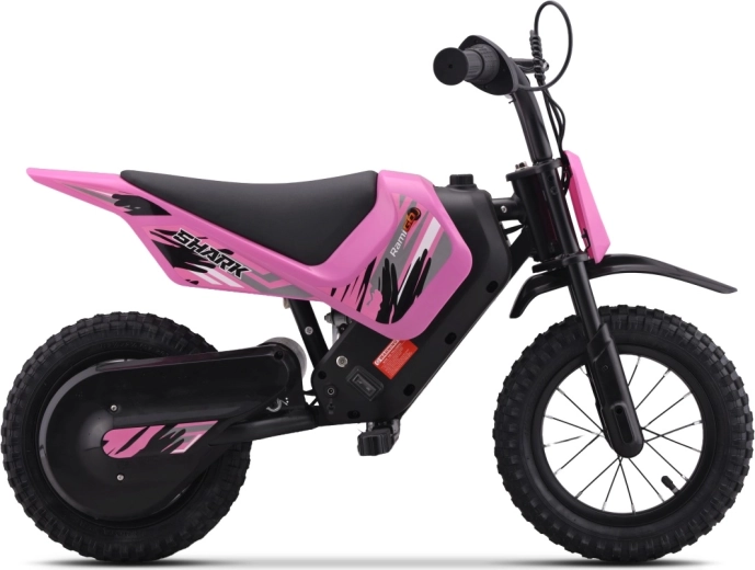 Moto électrique pour enfants SHARK rose
