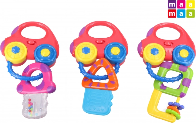 Clés de voiture pour enfants avec lumière et son 18 cm