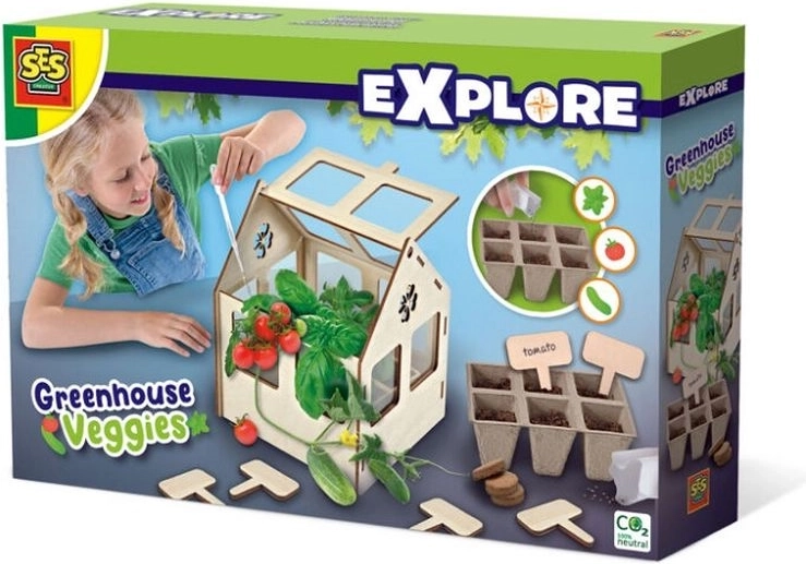SES Explore mini serre avec légumes