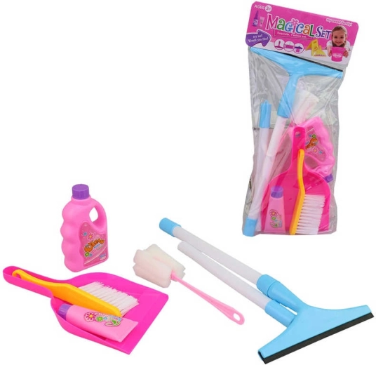 Set de ménage pour enfants avec raclette pour vitres - 1 set