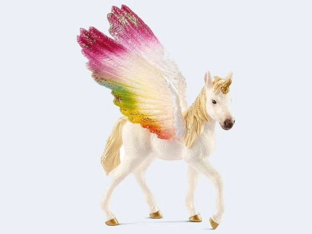 Schleich bayala poulain licorne arc-en-ciel ailé - 1 pièce