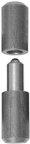 Charnière à souder avec bille 65 × 16 mm