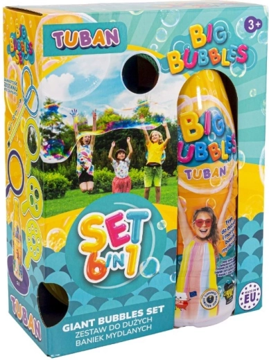 Kit de grandes bulles de savon 6 en 1