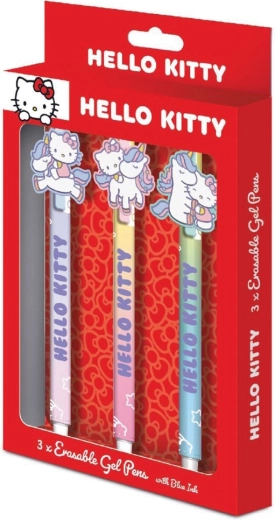 Hello Kitty lot de stylos gel effaçables (3 pcs)