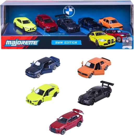 Coffret cadeau Majorette BMW Edition – 5 voitures miniatures en métal