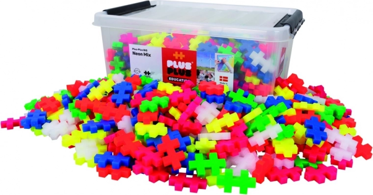 Jeu de construction créatif Plus-Plus BIG Neon 400 pièces
