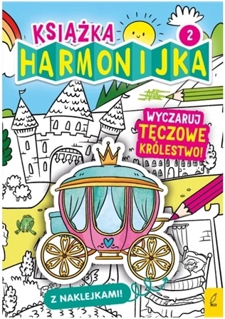 Crée un royaume arc-en-ciel – livre accordéon avec activités et autocollants