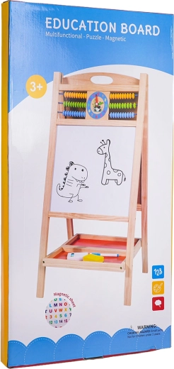 Tableau en bois avec abaque et accessoires