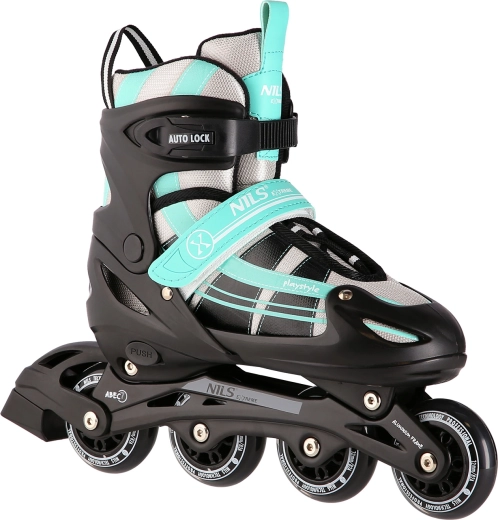 Patins 2en1 NILS Extreme NH18366A noir-vert – M (35-38)
