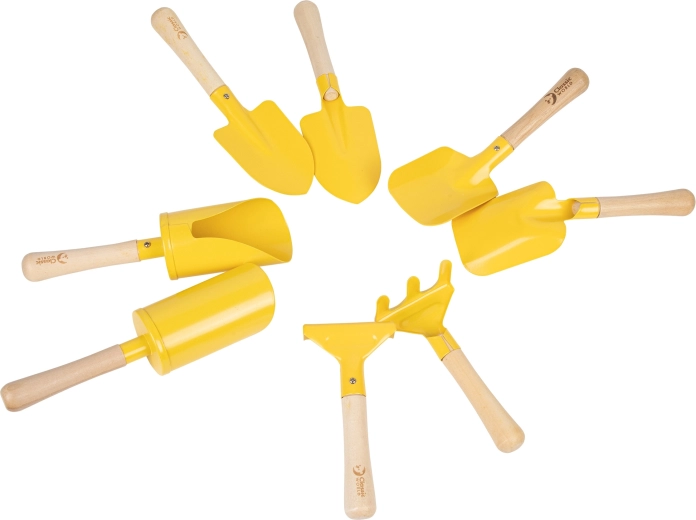 Classic World Edu outils métalliques pour le sable et le jardin pour enfants, 8 pcs