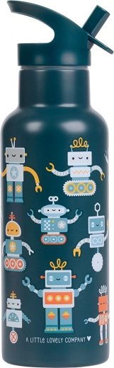A Little Lovely Company bouteille isotherme en acier inoxydable 500 ml robots