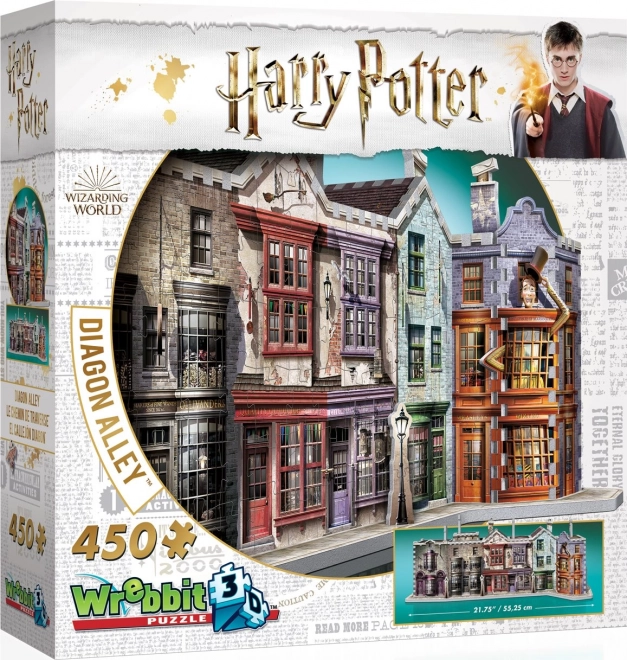 Wrebbit puzzle 3D Harry Potter : Chemin de Traverse – 450 pièces