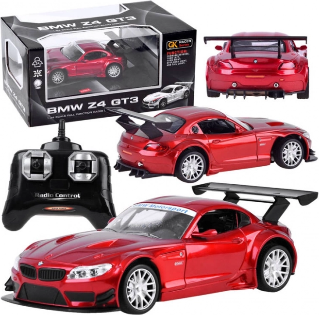 Voiture RC BMW Z4 1:24 avec télécommande – Rouge