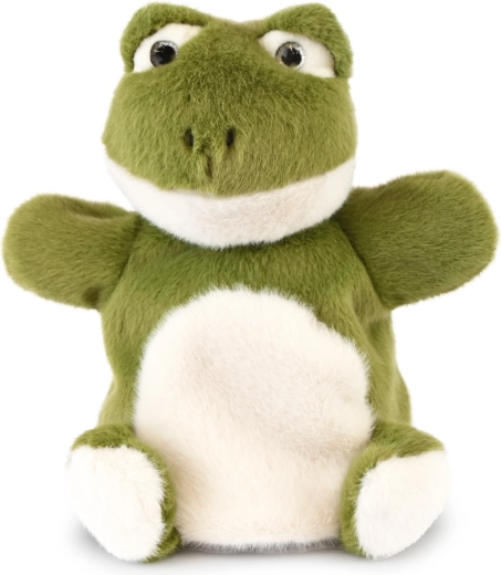 Histoire d’Ours marionnette en peluche grenouille 24 cm