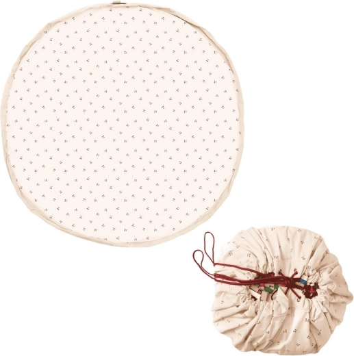 Play&Go Noomad original tapis de jeu et sac de rangement pour jouets cherry cherry